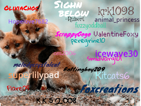 sign this if you are against fox hunting!!!  