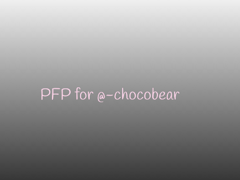 Pfp for @-chocobear