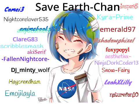 Sign if you want to save Earth-Chan! remix remix remix remix remix remix