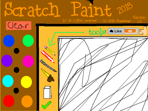 ☁️Scratch Paint 2015: Version 1.6