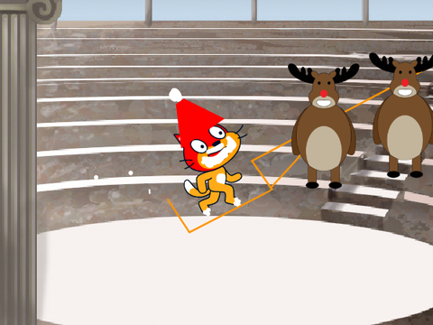 Christmas scratch Santa Claus