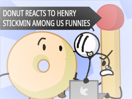Donut reacts to Funny Among Us Memes