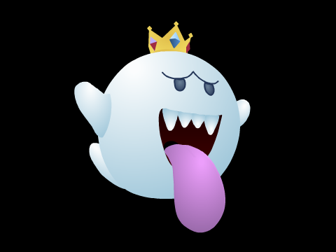 King Boo Vector Art (Request)