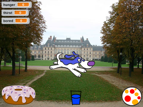 interactive pet:dog