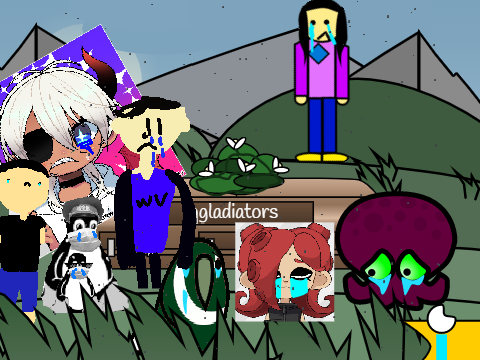 Add yourself crying for qgladiators 