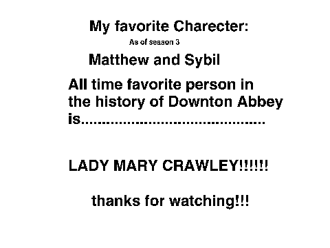 Breakdown of Downton Abbey