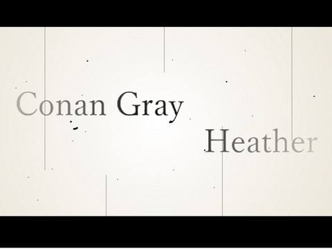 <映画 FILM..?> Conan Gray - Heather