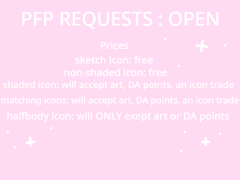 ☆ pfp requests/trades: open!