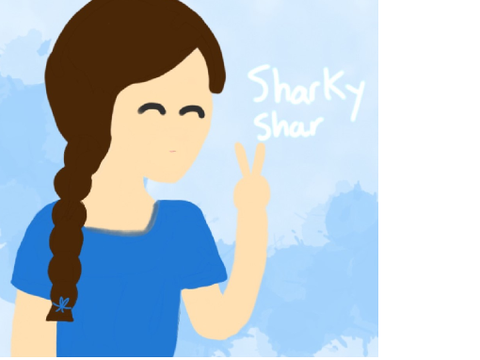 Sharky fan art + weird sharky poem