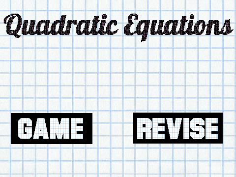 (Help With) Quadratic Equations
