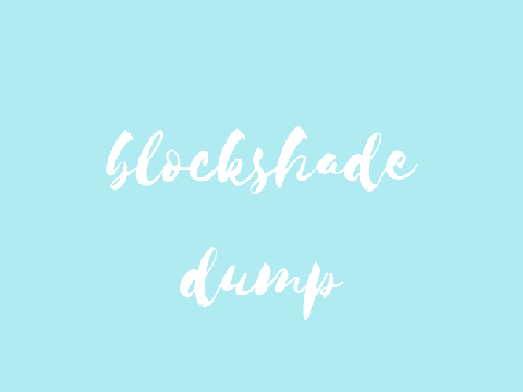 ⭒ mini blockshade dump ˎˊ-