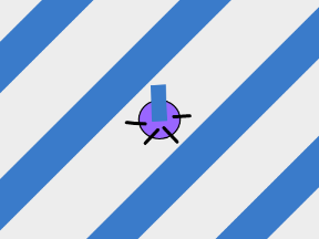 mecha purple turret