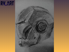 Iron man art sketch