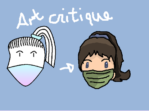 Speed draw Masked girl ll Art critque
