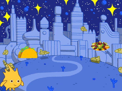 Moon Taco chase (example)