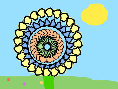 Rotating Sunflower