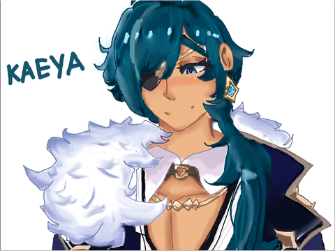 Kaeya fanart (Genshin Impact)