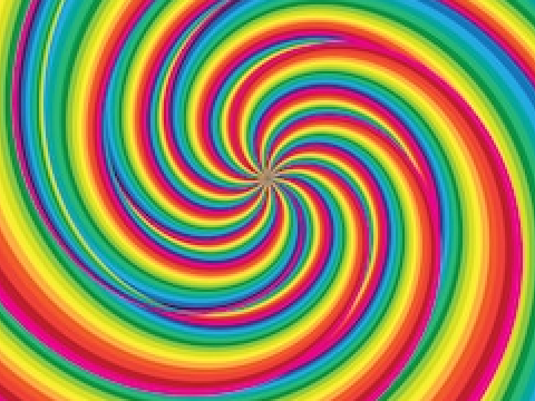 spiral rainbow