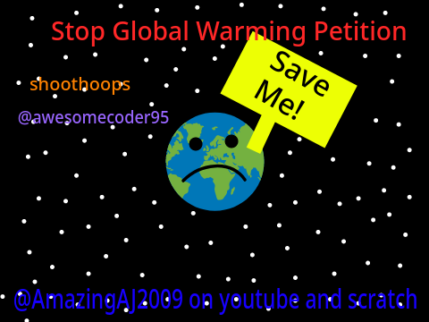 Stop Global Warming Petition remix remix