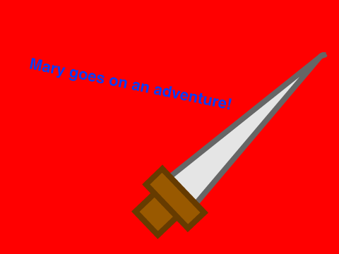 Mary goes on an adventure!