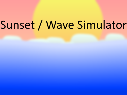 Sunset / Wave Simulator