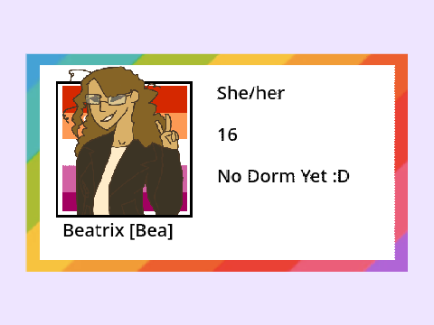♥️ LGBTQ+ School ♥️ [ID Card] remix