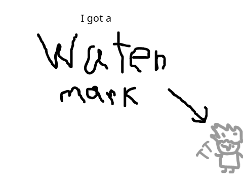 I got a water mark