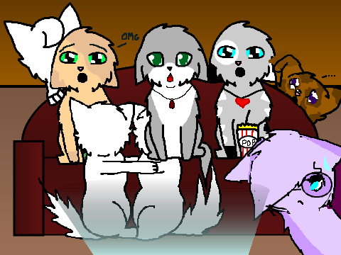  Add Yourself Watching a Horror Movie <3 remix