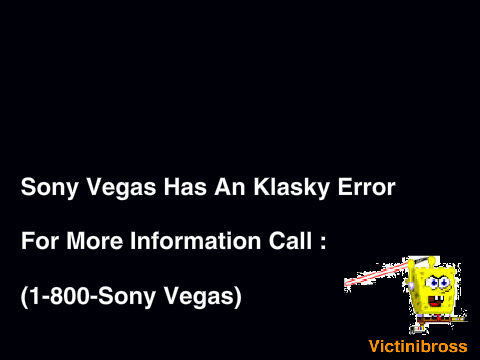Klasky Csupo Robot logo 4000 Sony Vegas Error