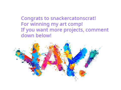 Congrats snackercatonscrat ❤
