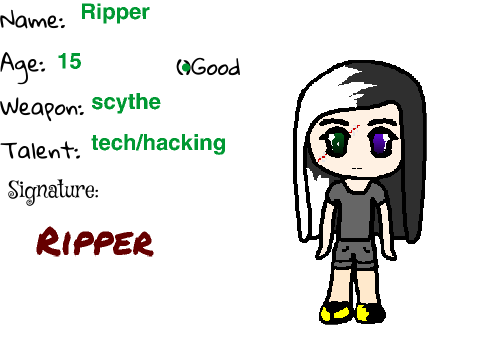 Undercover RPG sign up! Ripper
