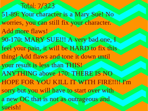 The Ultimate Mary Sue Test For Warriors!!! Eveningbrook