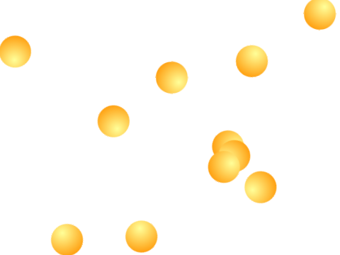 movement of a gas