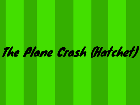 The Plane Crash (Hatchet)