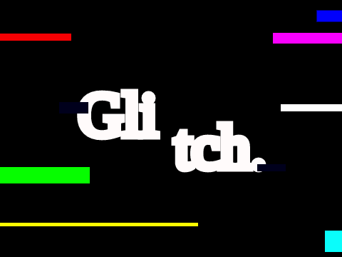 Glitch. 