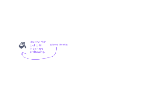 How to use the Scratch "fill" button