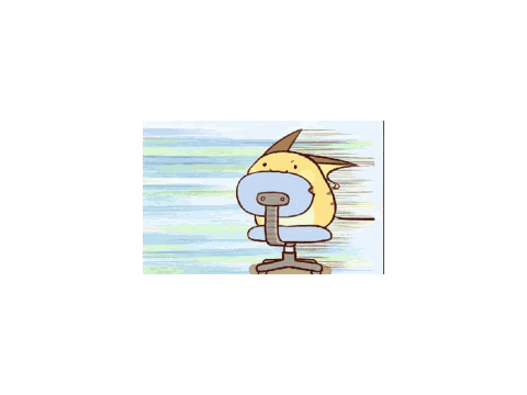 Raichu on chair