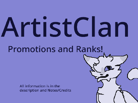 Artistclan - Promotions and Ranks info. 
