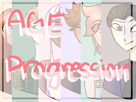 Some Of My Characters Re-Imagined as Adults (art)