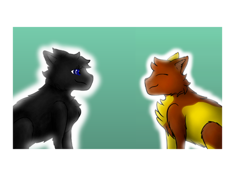 ART REQUEST - Matching ship pfps for @Moonflower10008 and @-RainbowPeacock-