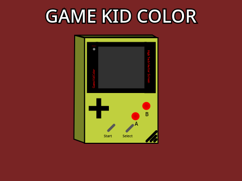Game Kid Color Release