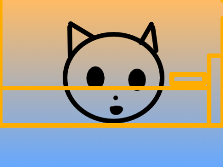 Neon - A 100% Pen Scrolling Platformer but it's a cat remix