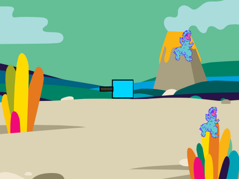 dino shooter game remix