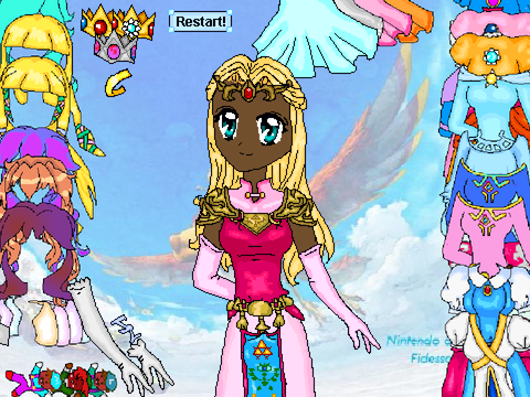 Nintendo Princesses Dress up remix