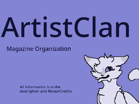 ArtistClan - How the Magazine is organized