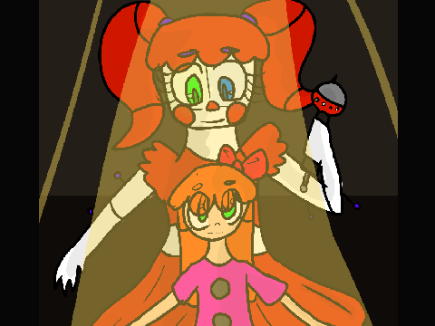 Baby and Elizabeth for Pizza Girl