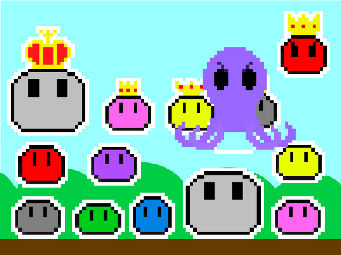 My paper slime artwork