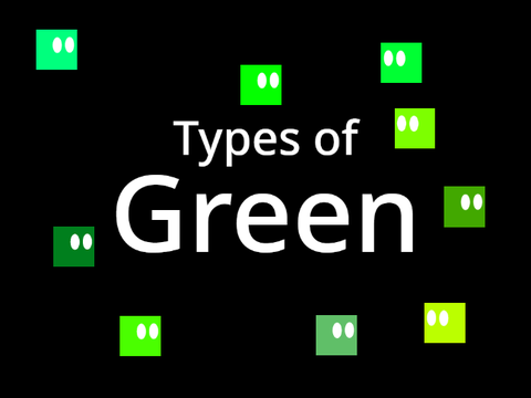 Types of Green #Colour #Color