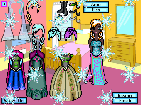 Frozen Dress Up 