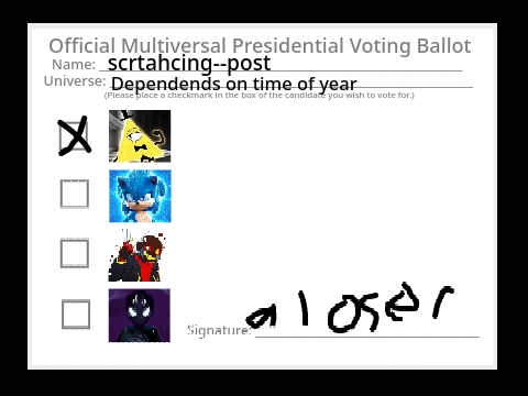 I vote